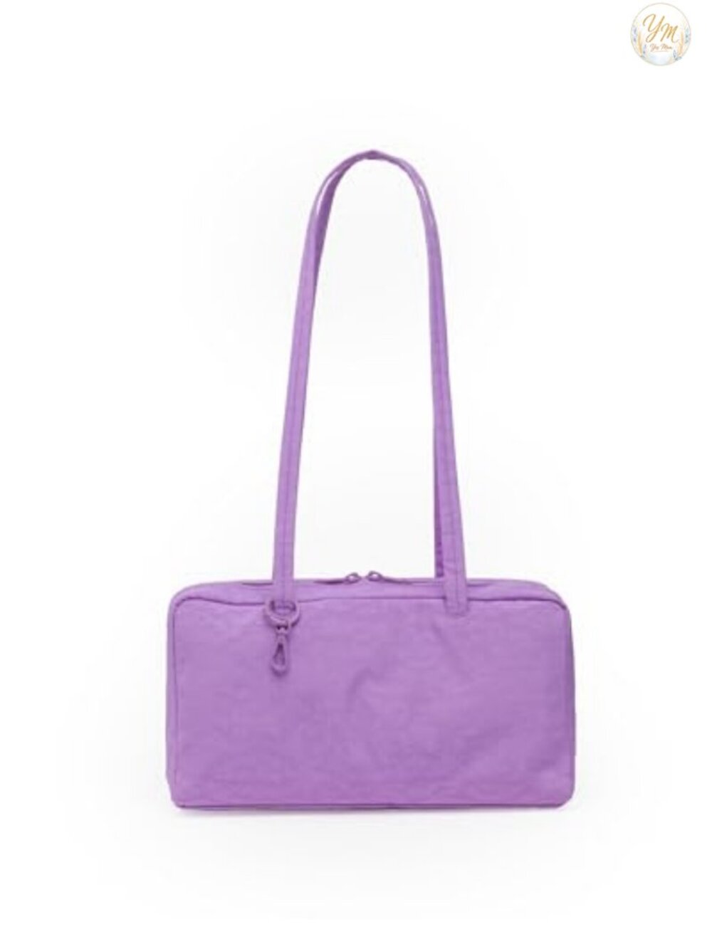 Recycled Nylon Bowler Bag Shoulder Handbag with Interior Pockets